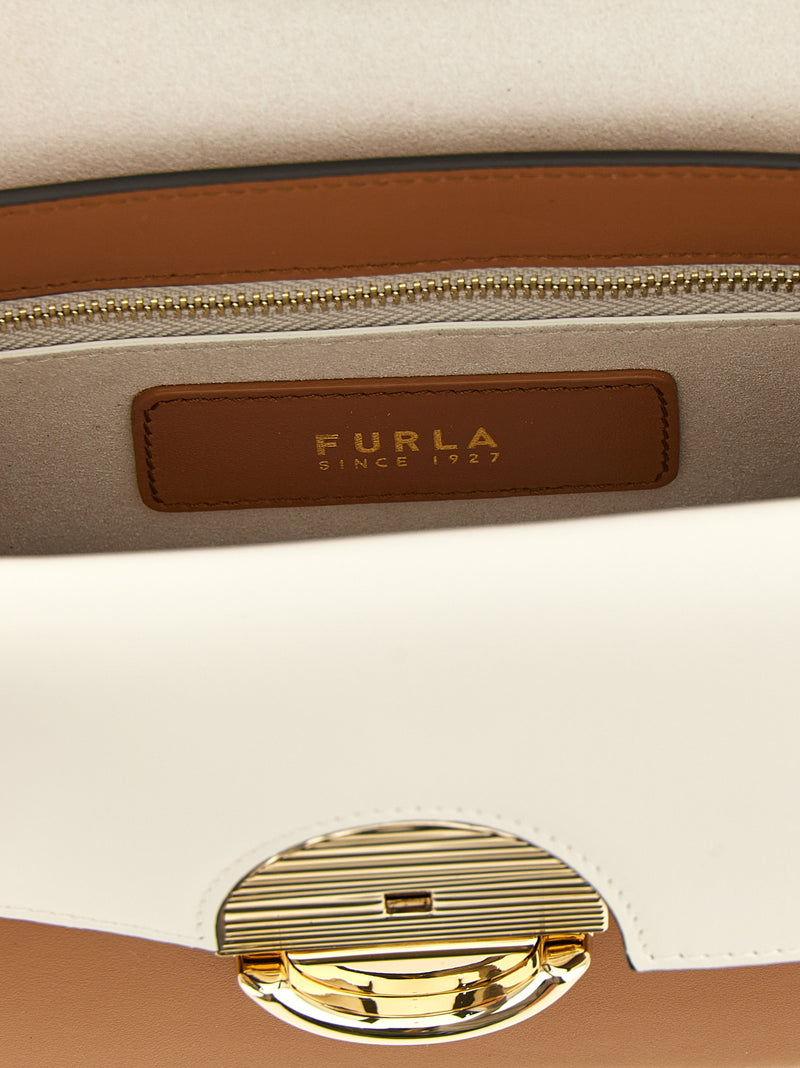 Furla Sfera Multicolor Lamb Leather Crossbody Bag
