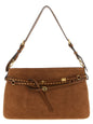 PINKO Brown Cowhide Shoulder Bag