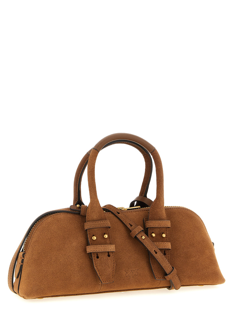 PINKO Brown Cowhide Shoulder Bag - Stylish and Versatile