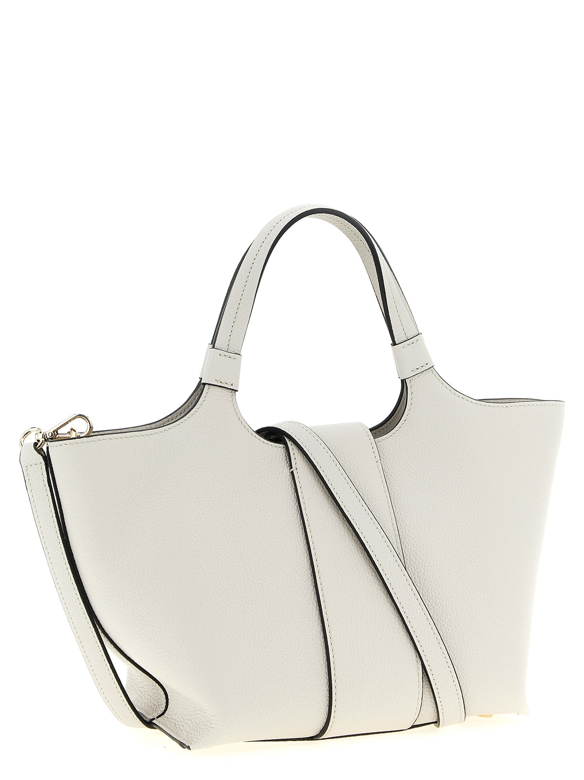 Roger Vivier Gray Calfskin Tote Bag - Elegant Mini Shopping Bag