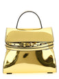 Moschino Gold Polyethylene Handbag