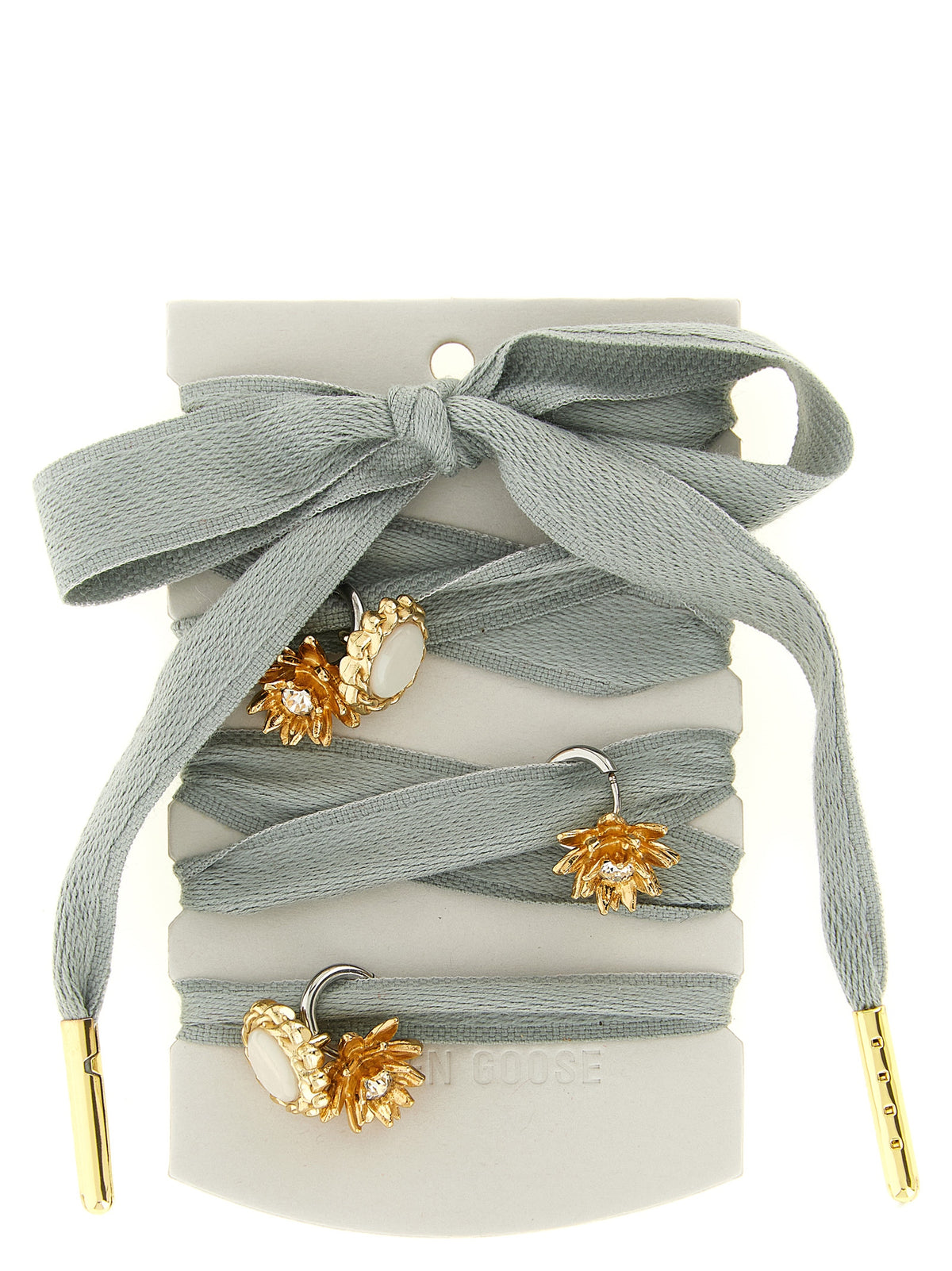 Broche en coton gris Golden Goose