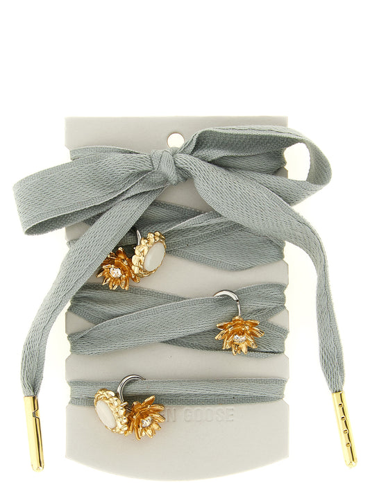 Broche en coton gris Golden Goose
