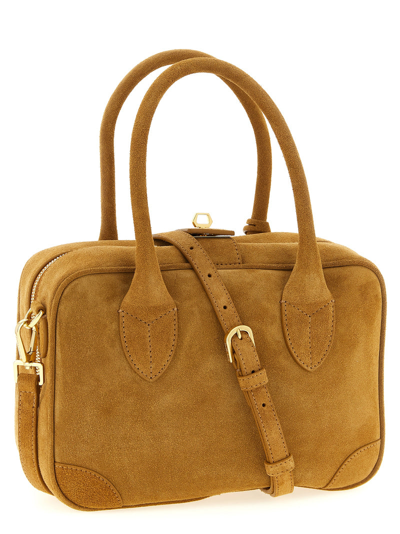 Golden Goose Vita Beige Cowhide Handbag - Luxurious Italian Design