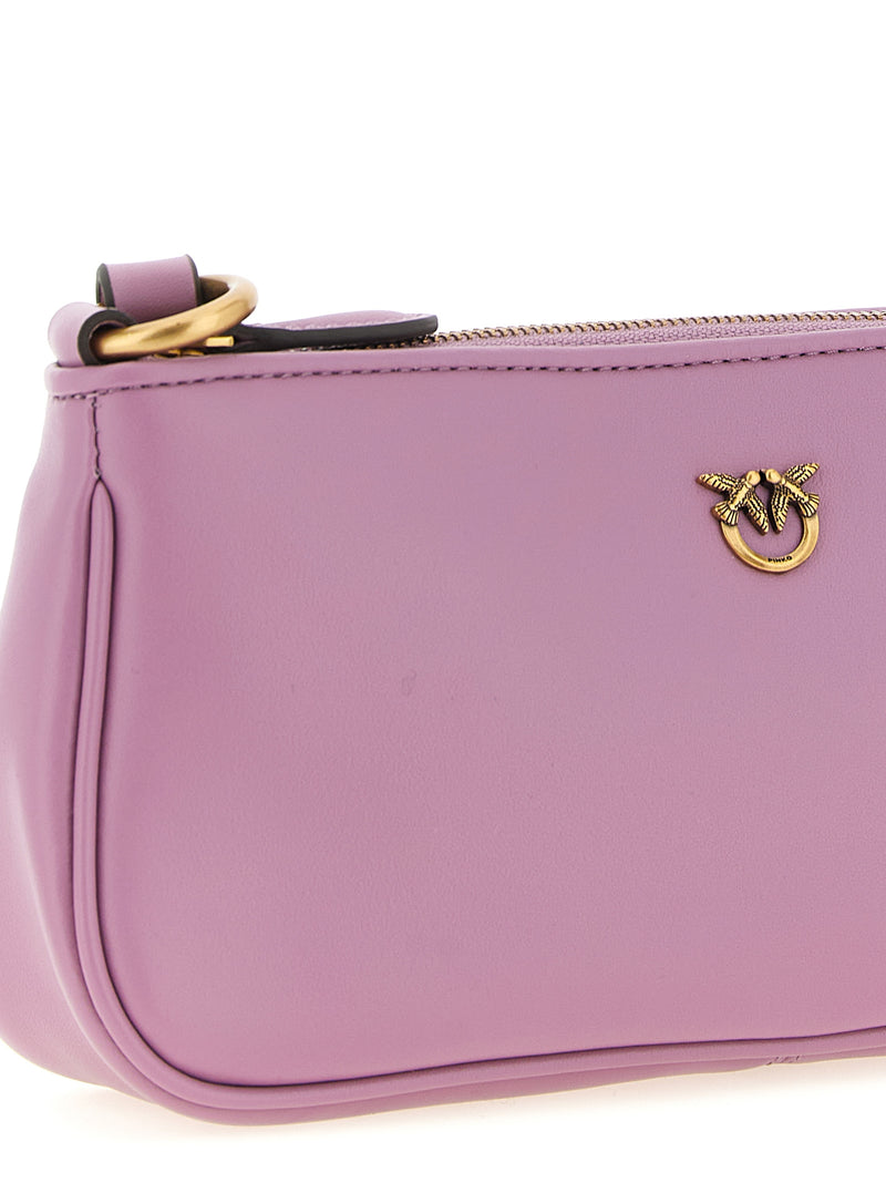 PINKO Half Moon Multicolor Cowhide Crossbody Bag
