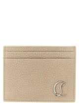 Christian Louboutin Beige Calfskin Cardholder