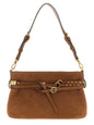 PINKO Brown Lamb Leather Shoulder Bag