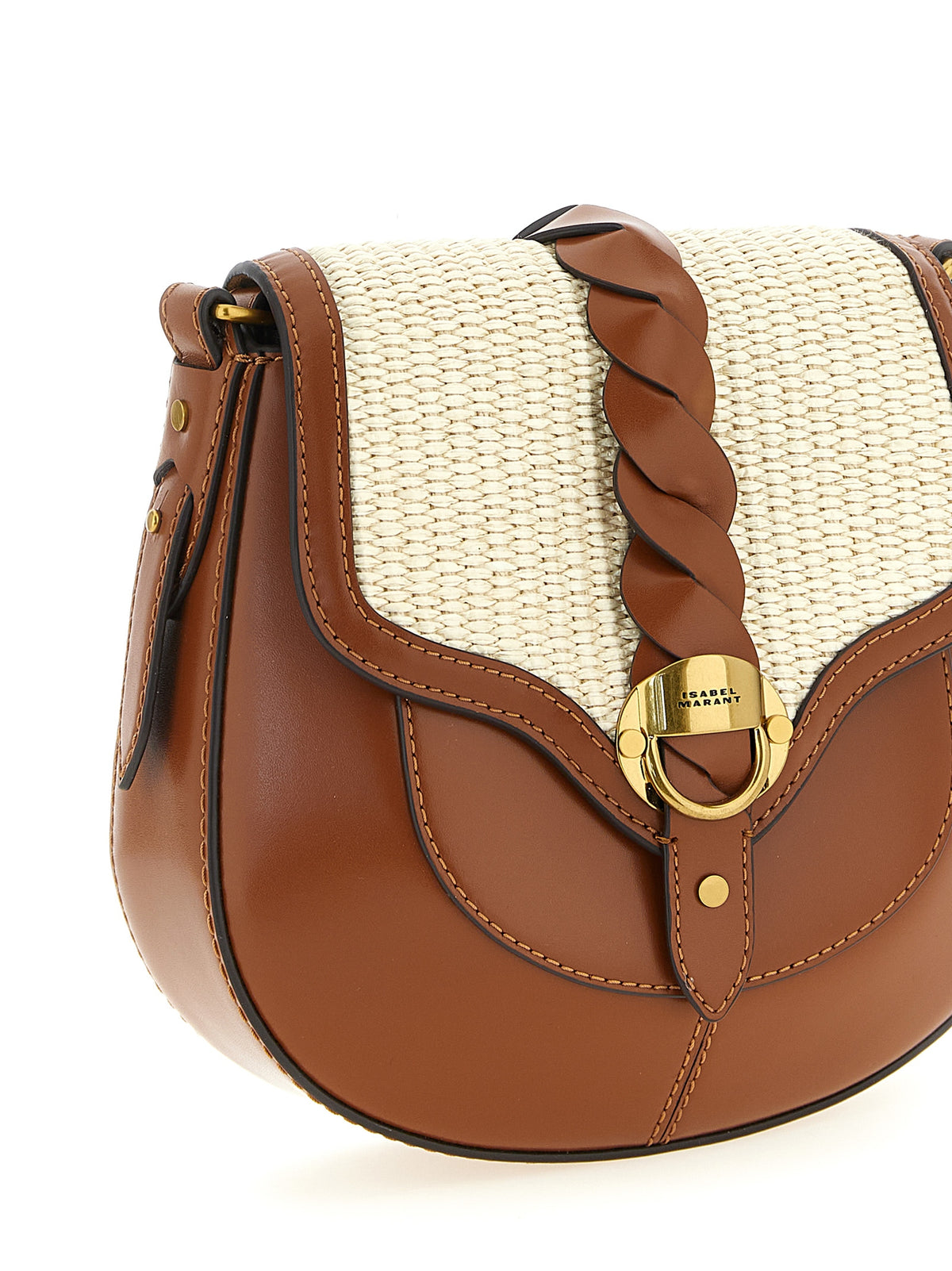 Isabel Marant Altay Brown Calfskin Crossbody Bag