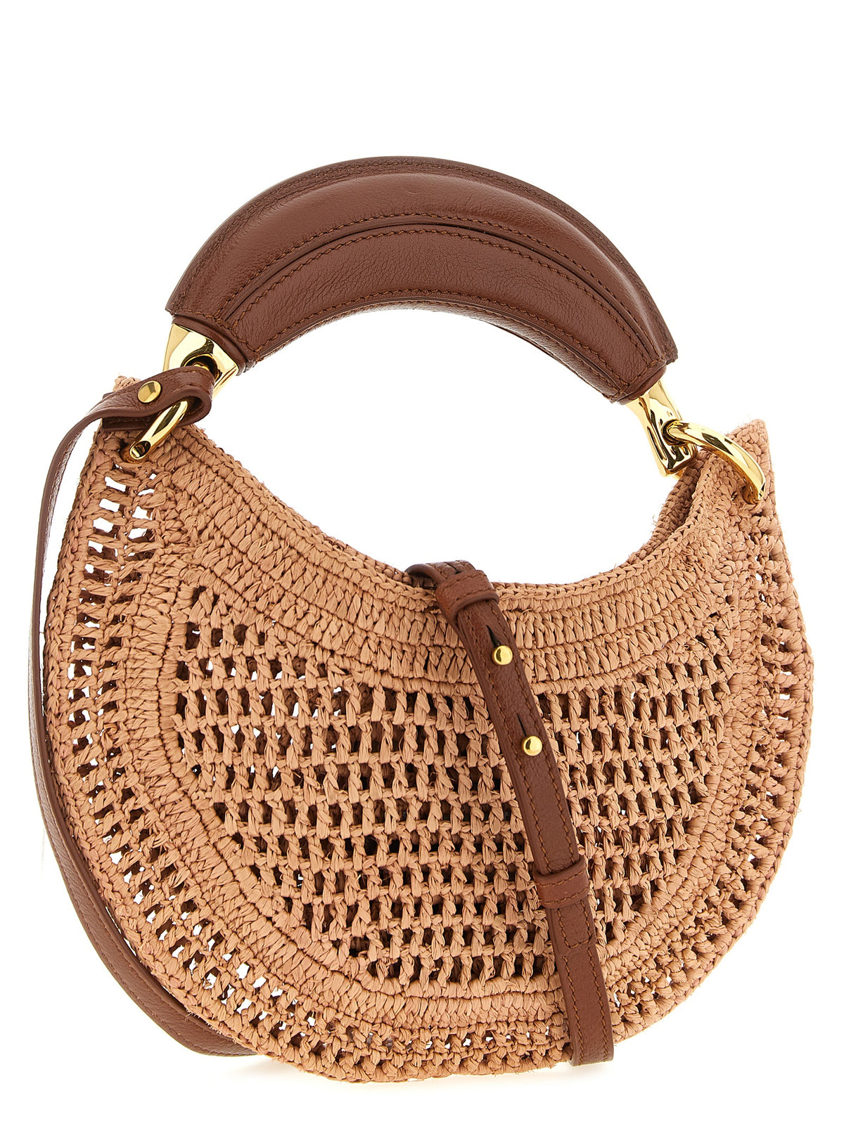 Sac à main Chloé en raphia multicolore