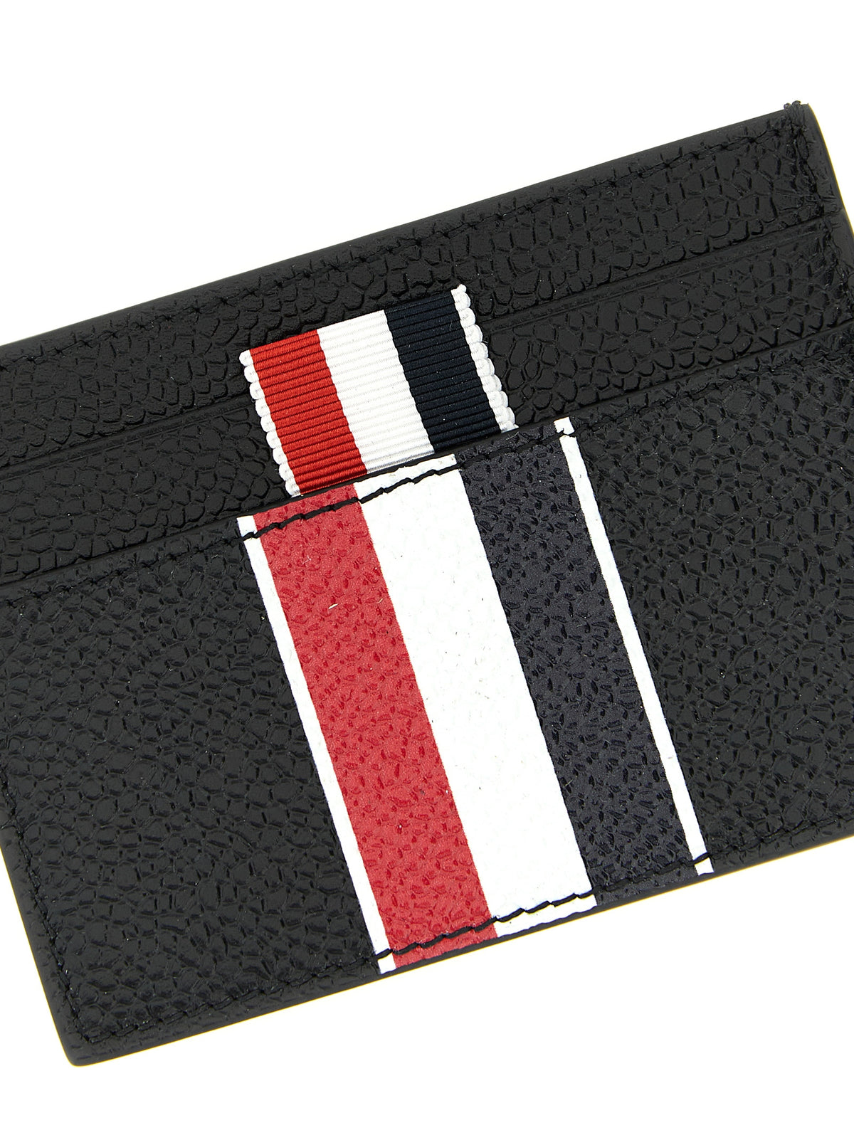 Thom Browne Black Calfskin Cardholder