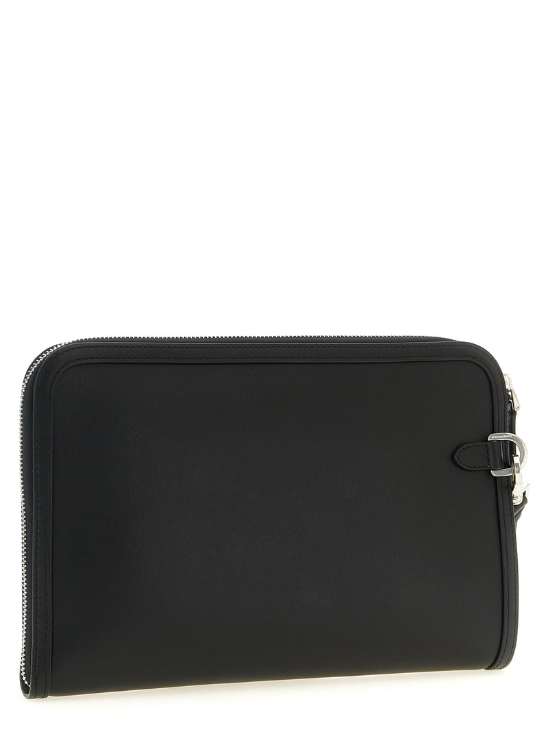 Dolce & Gabbana Bicolor Calfskin Clutch Bag
