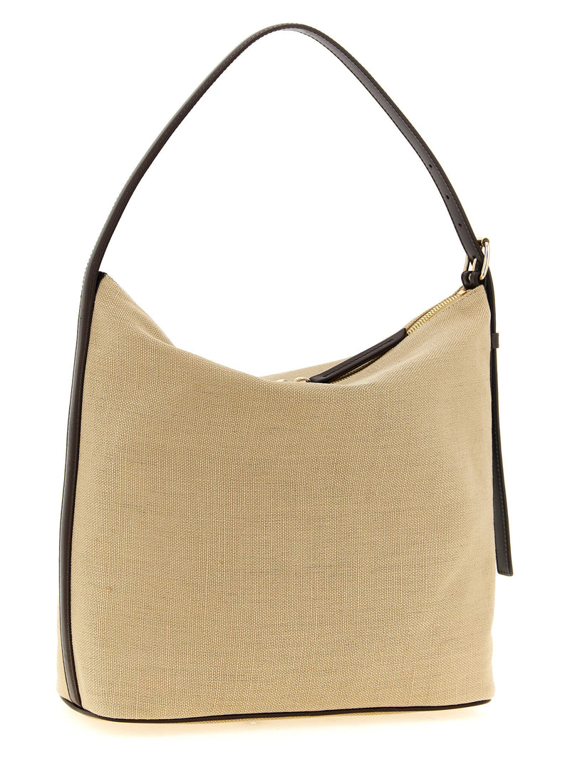 A.P.C. Vera Beige Cotton Shoulder Bag - Chic & Functional