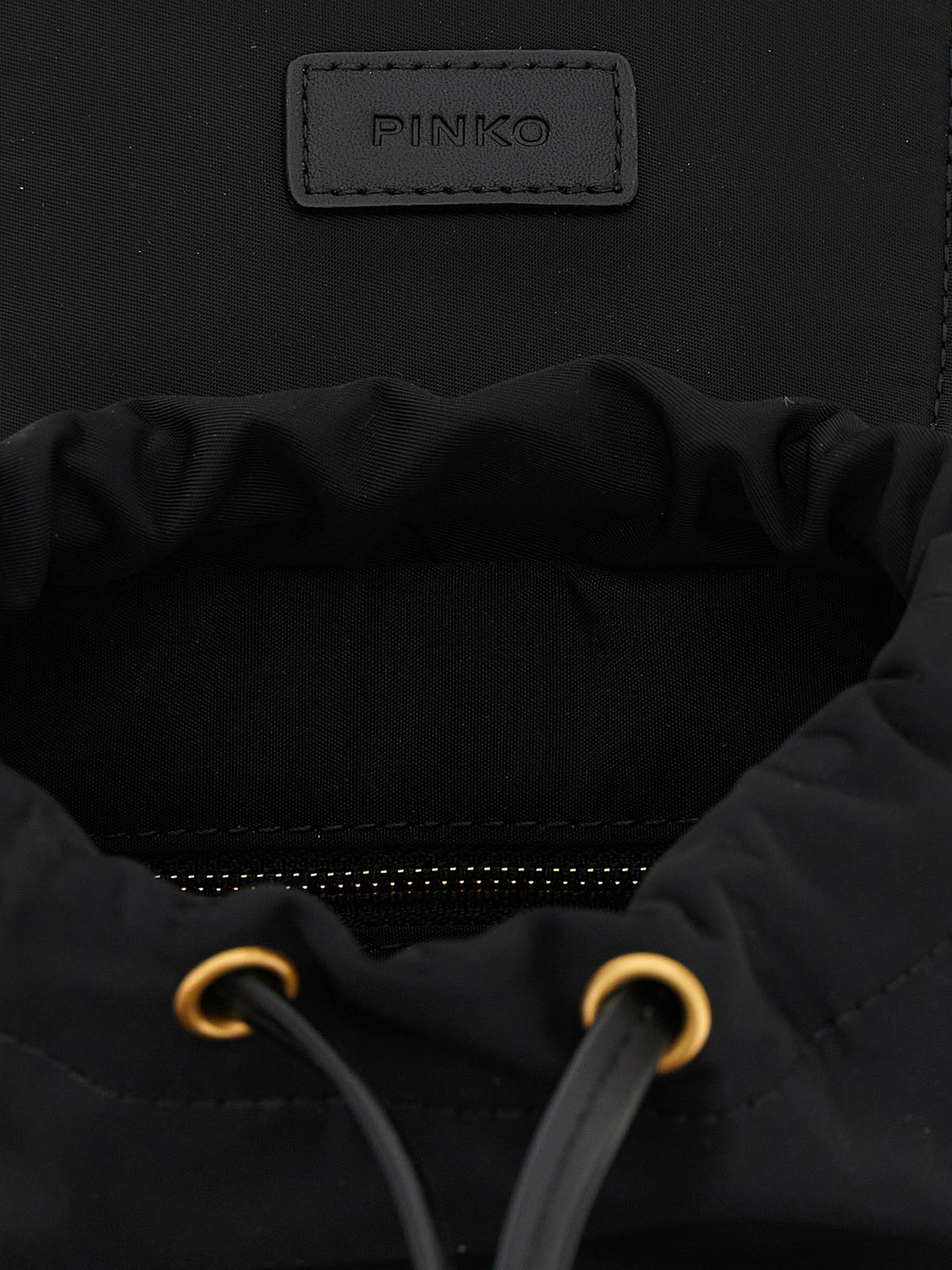 PINKO Black Nylon Mini Backpack - Stylish & Functional