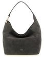 Furla Gray Calfskin Shoulder Bag