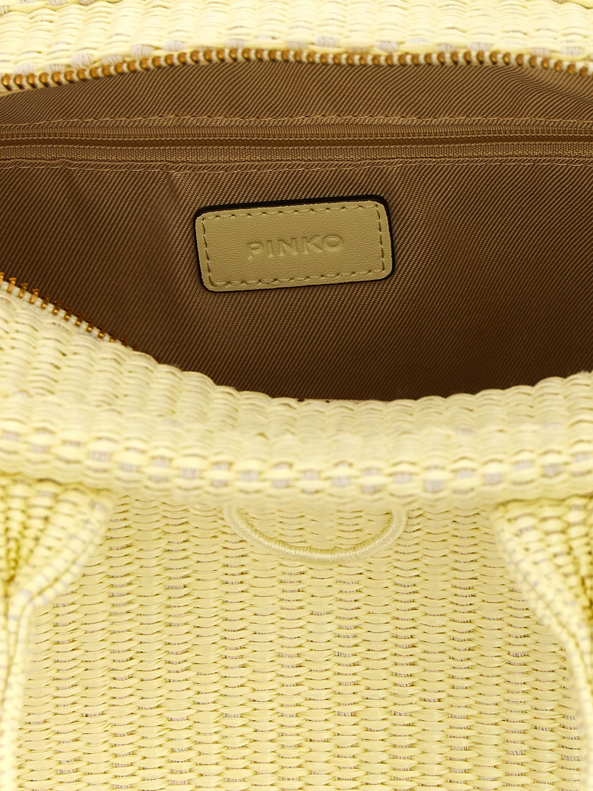 PINKO Bicolor Polypropylene Tote Bag - Beach Mini Shopping Bag