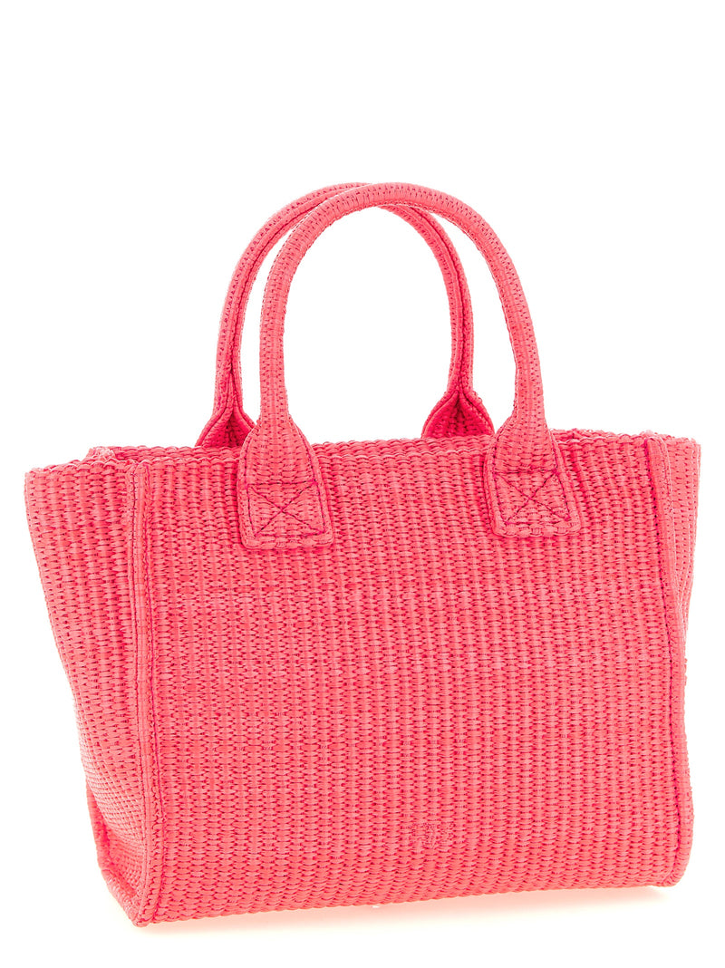 PINKO Fuchsia Beach Mini Shopping Tote Bag