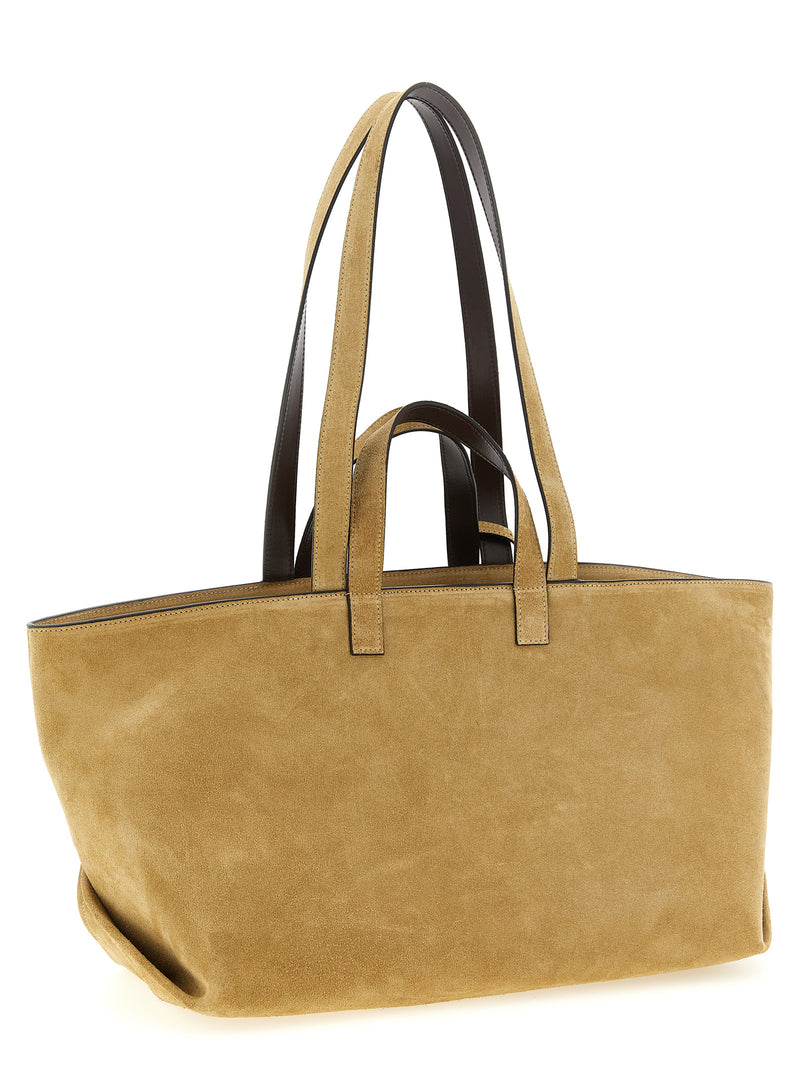 A.P.C. Le Drummer Brown Cowhide Tote Bag