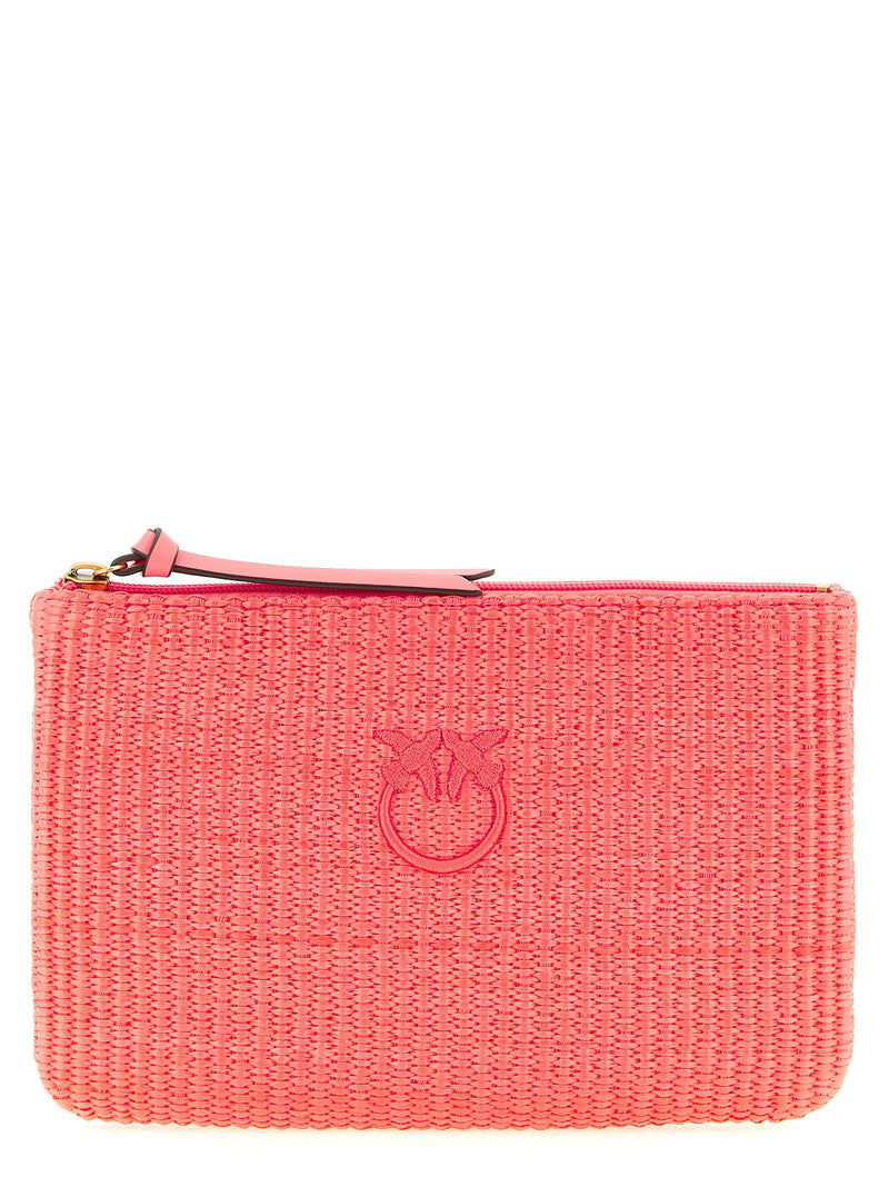 PINKO Fuchsia Polypropylene Clutch Bag - Stylish & Unique