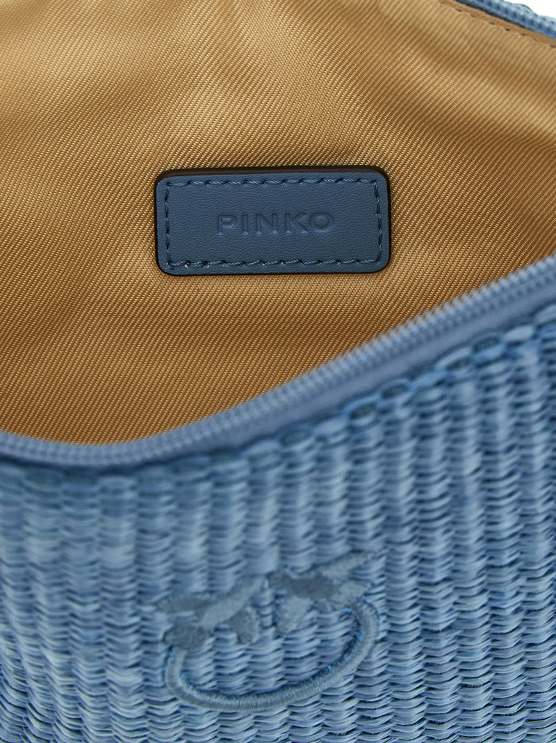 PINKO Blue Polypropylene Clutch Bag - Stylish & Elegant
