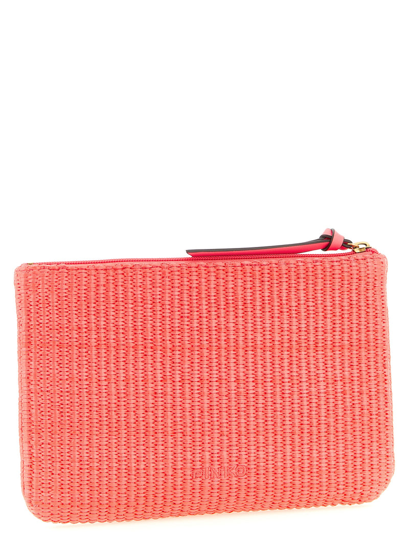 PINKO Fuchsia Polypropylene Clutch Bag - Stylish & Unique