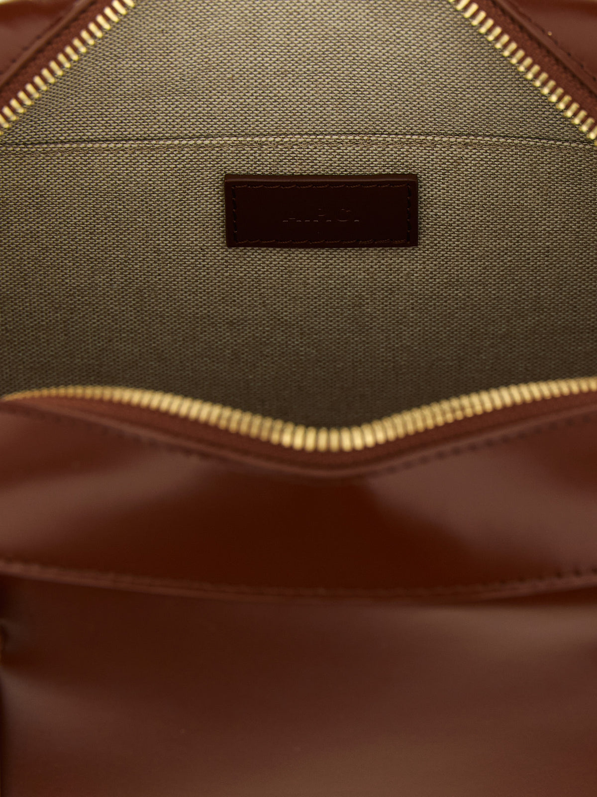 A.P.C. Virginie Box Brown Cowhide Handbag