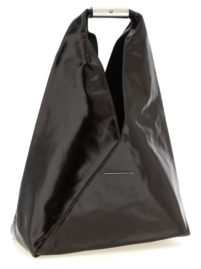 MM6 Maison Margiela Brown Cowhide Handbag - Japanese Classic