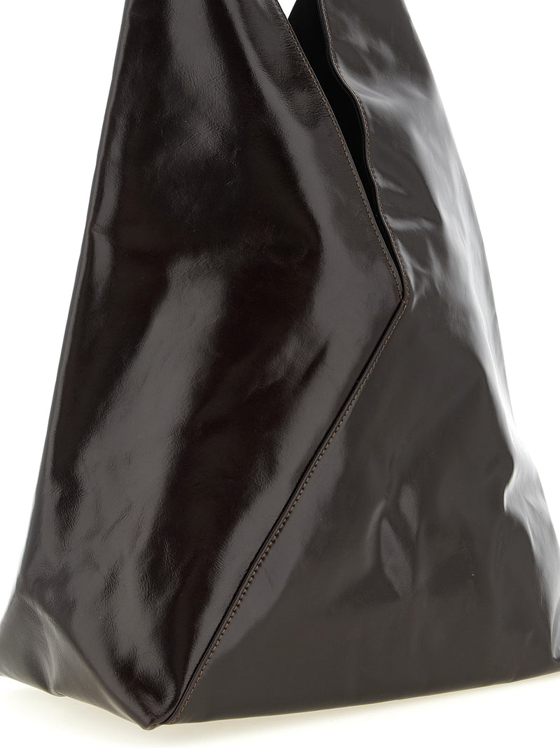 MM6 Maison Margiela Brown Cowhide Handbag - Japanese Classic