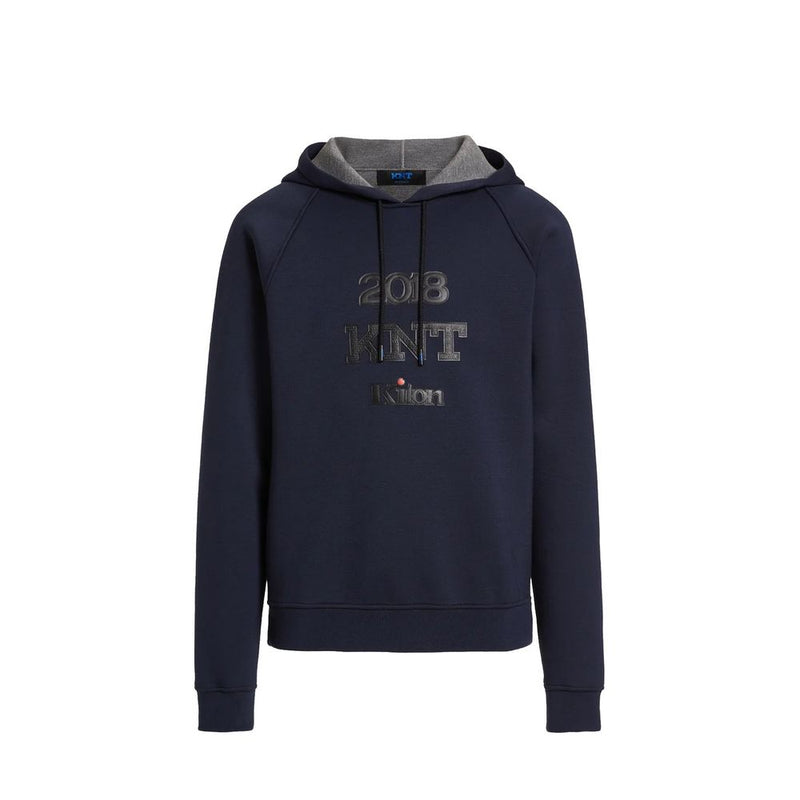 KNT KITON Blue Elastane Sweatshirt for Men