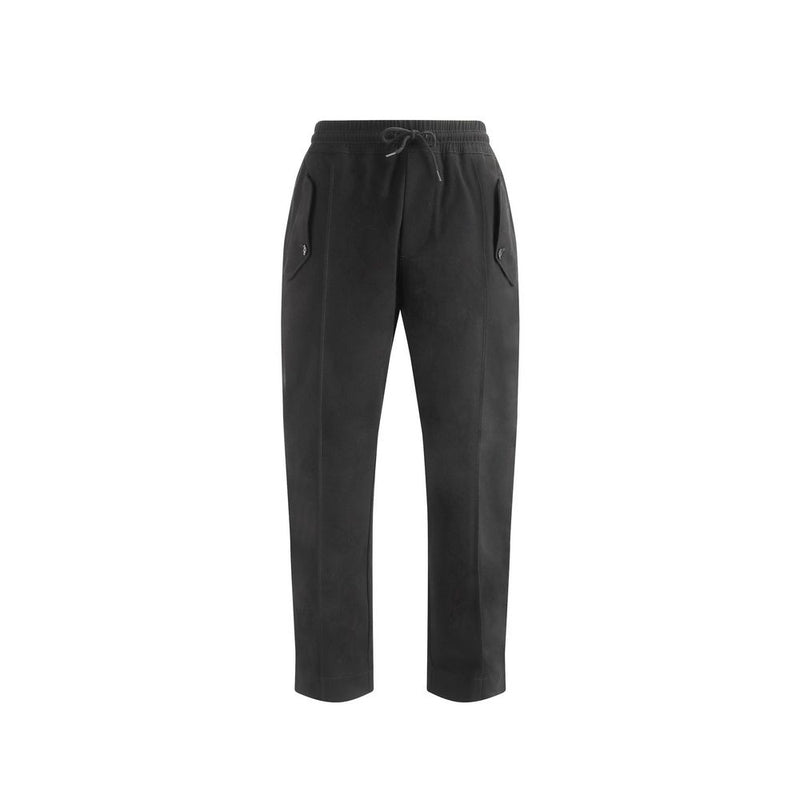 Moschino Black Cotton Joggers for Men - Stylish Sportswear