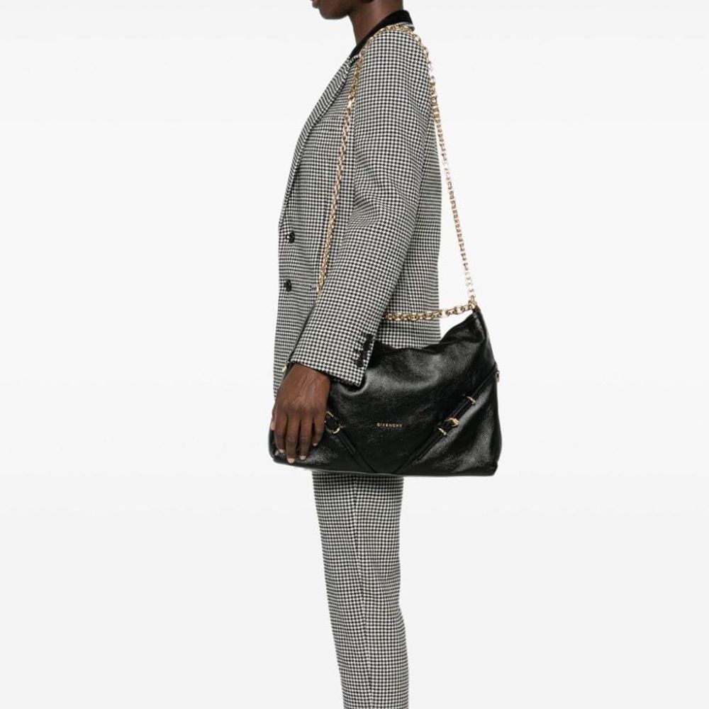 Givenchy Black Calfskin Shoulder Bag - Elegant and Versatile