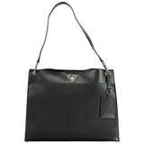 Guess Jeans Black Polyurethane Handbag - Chic and Functional