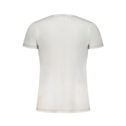 T-shirt en coton blanc pour homme Aeronautica Militare