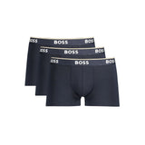 Hugo Boss Blu Cotton Men Boxer - Triple Pack for Ultimate Comfort