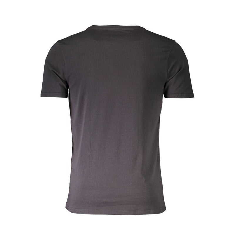 Aeronautica Militare Black Cotton Men's T-Shirt