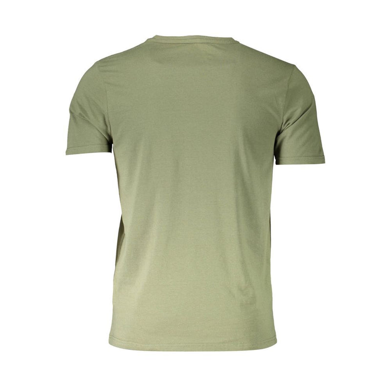 T-shirt en coton vert pour homme Aeronautica Militare