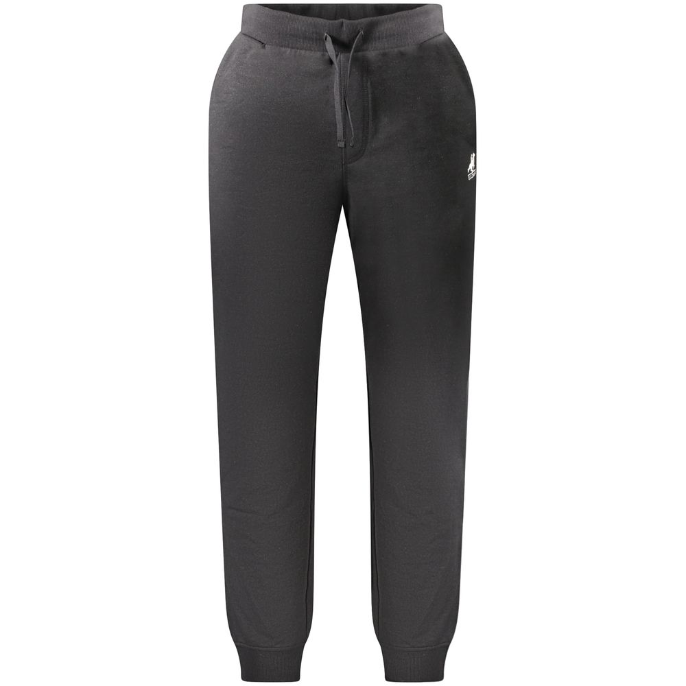 U.S. Grand Black Cotton Men's Trouser - Comfortable Sportswear