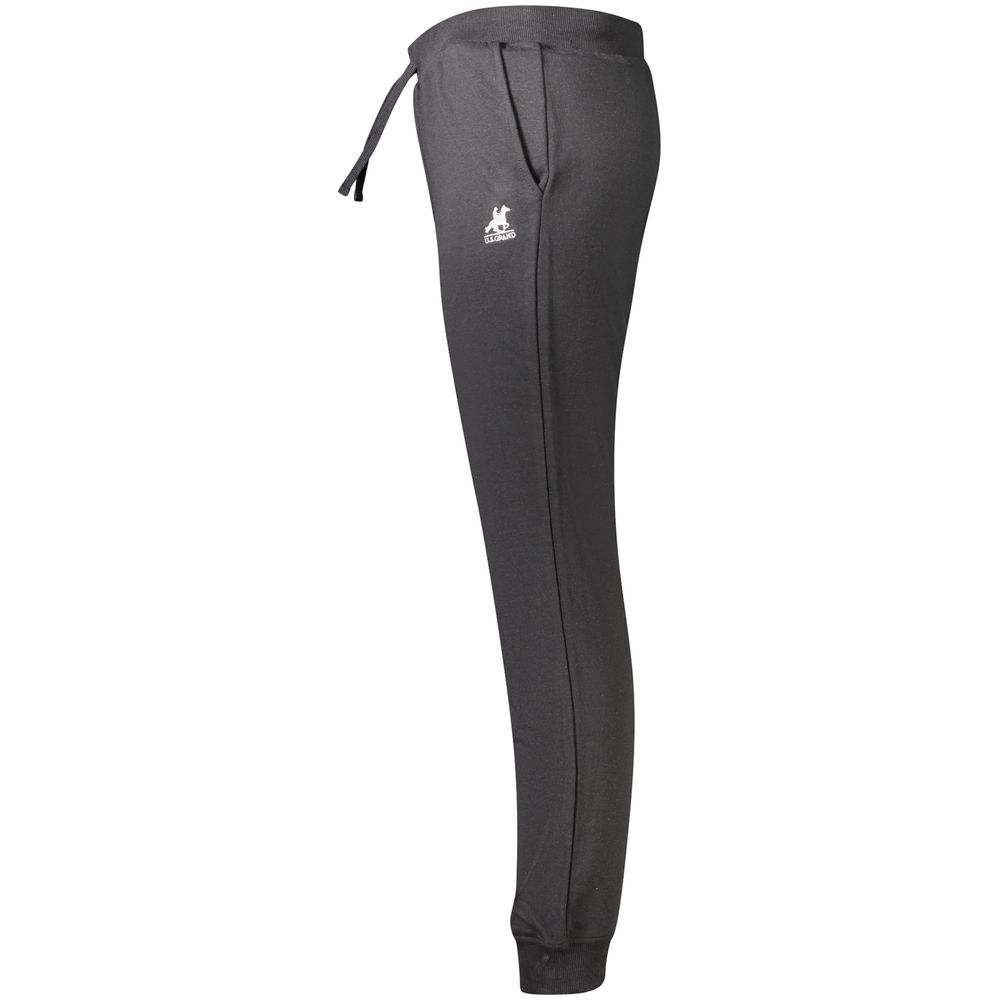 U.S. Grand Black Cotton Men's Trouser - Comfortable Sportswear