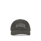 Ganni Bicolor Cotton Baseball Cap - Chic and Versatile Accessory