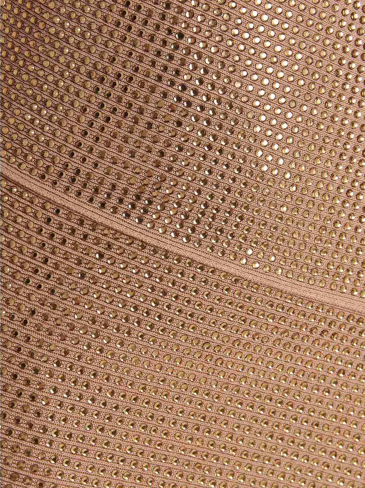 ANDREĀDAMO Beige Viscose Mini Skirt