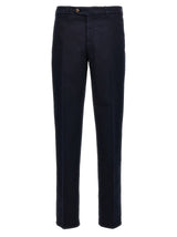 Brunello Cucinelli Blue Cotton Casual Pants for Men
