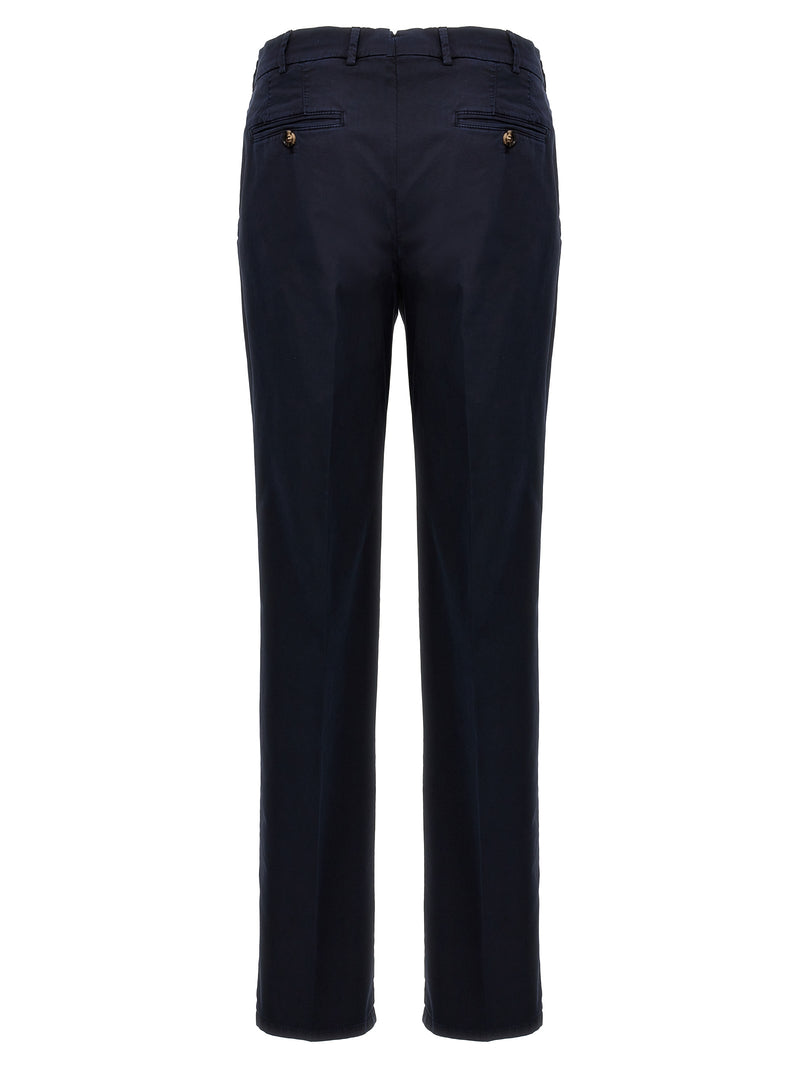 Brunello Cucinelli Blue Cotton Casual Pants for Men
