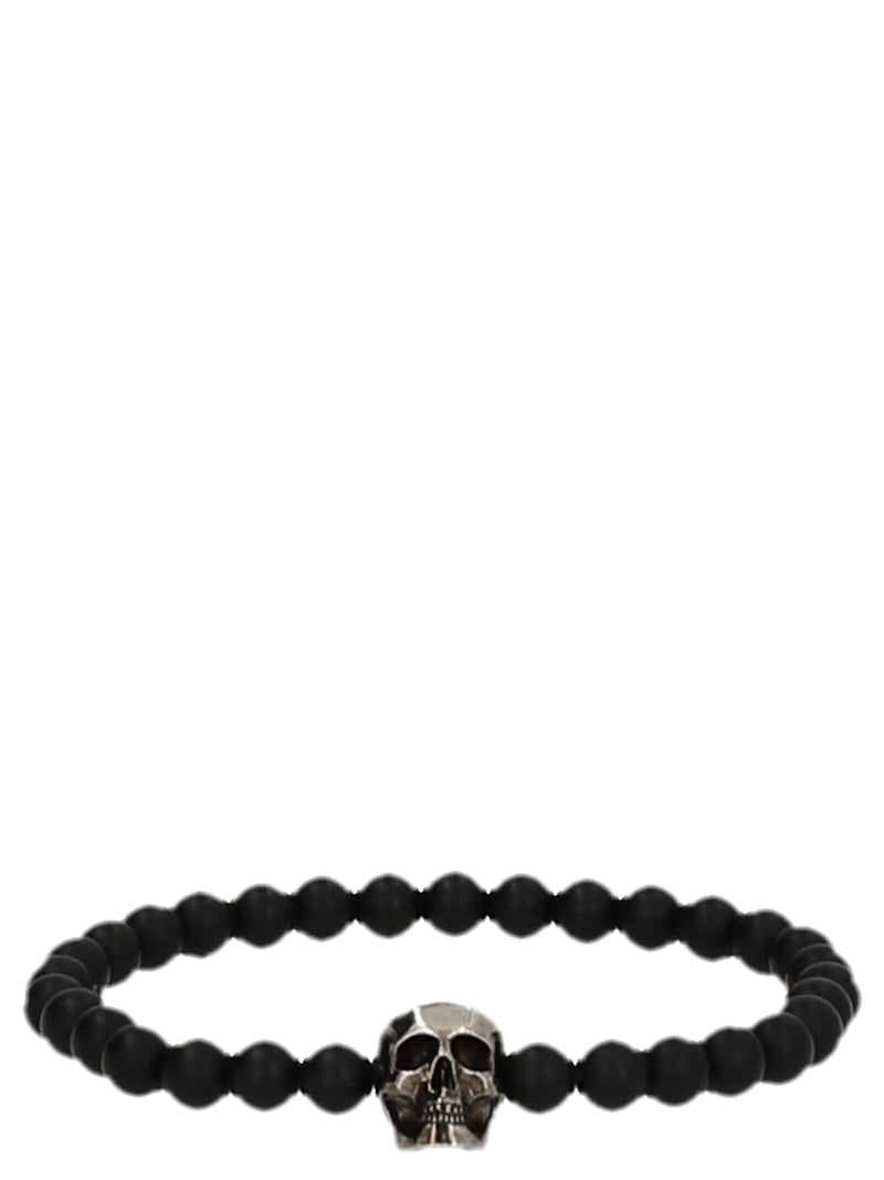 Alexander McQueen Black Brass Bracelet for Men