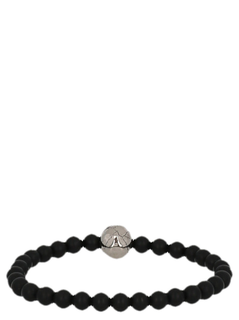 Alexander McQueen Black Brass Bracelet for Men