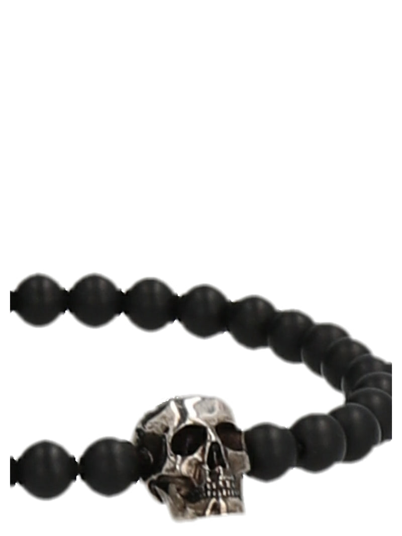 Alexander McQueen Black Brass Bracelet for Men