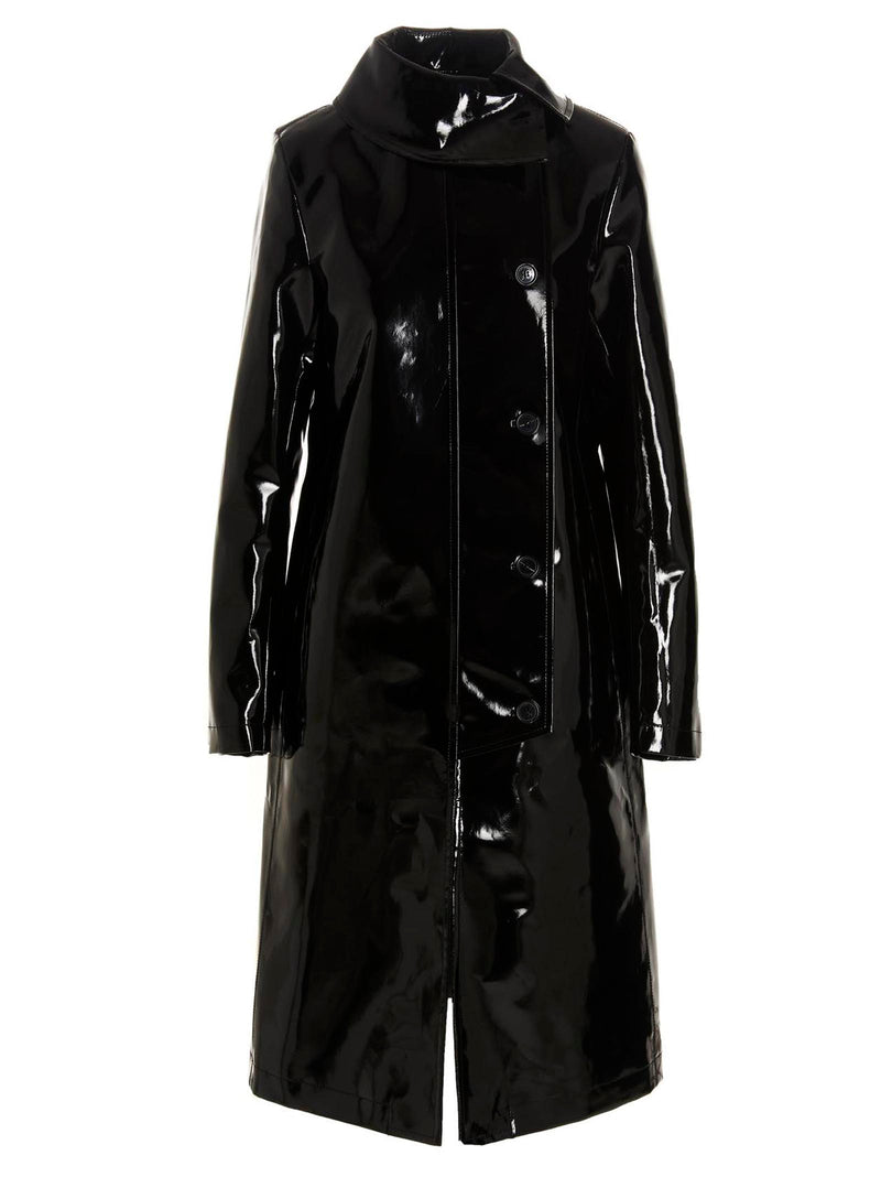 Raf Simons Black Cotton Trench Coat for Women