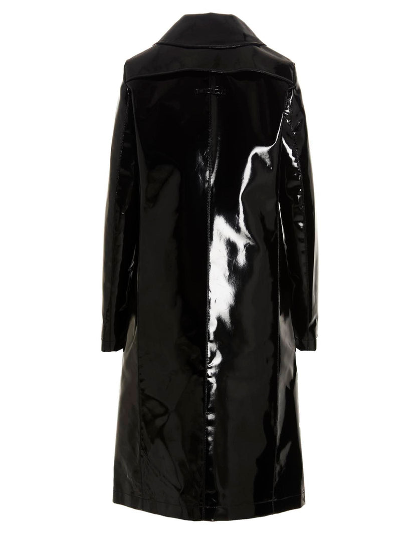 Raf Simons Black Cotton Trench Coat for Women