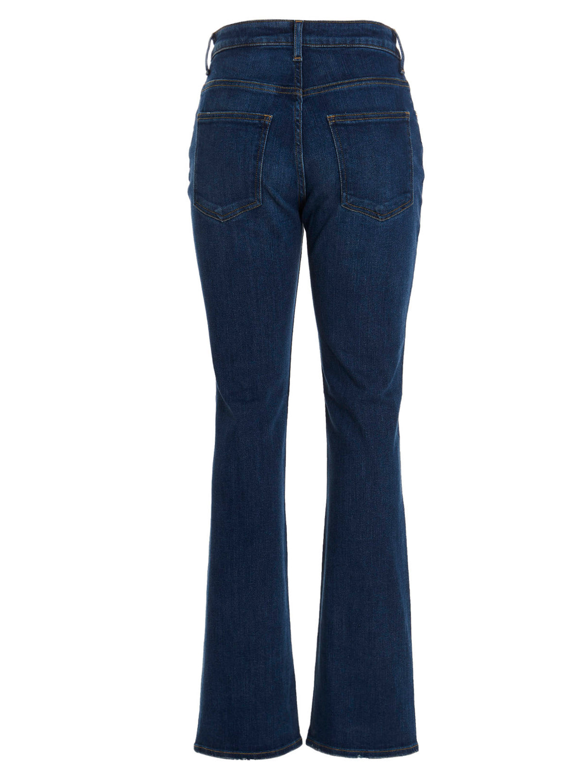 TU ES MON TRESOR Blue Cotton Flared Jeans - The Citrine