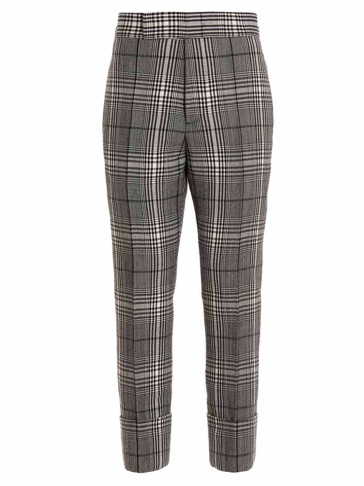 SAPIO Bicolor Wool Dress Pants - Prince of Wales ‘N°7’
