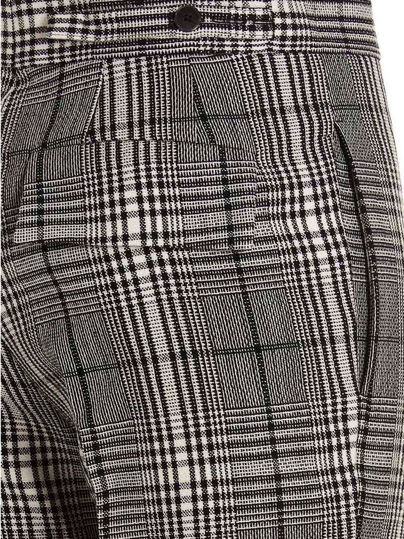 SAPIO Bicolor Wool Dress Pants - Prince of Wales ‘N°7’