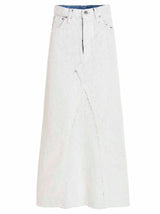 Maison Margiela Bianchetto White Cotton Mini Skirt